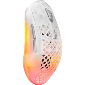 Гейминг мишка SteelSeries - Aerox 3 WL Gen 2, оптична, безжична, Ghost